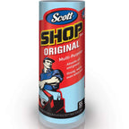 Scott Shop Original Heavy Duty Blue Towels Absorbs Oils and Grease 10 Pack