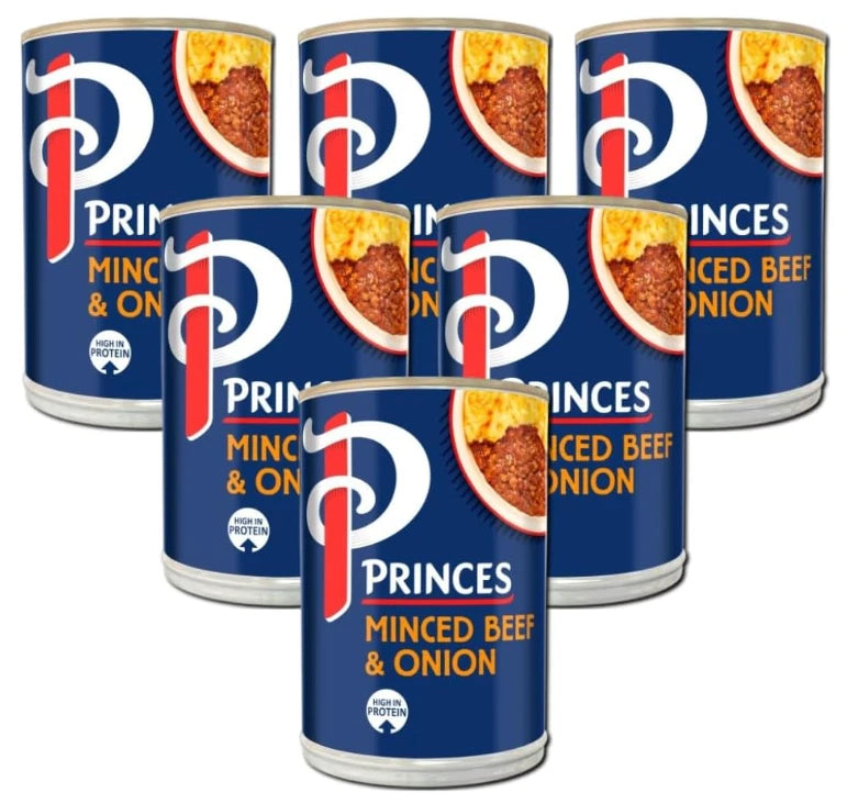 Princes Minced Beef & Onion 392g Pack of 6