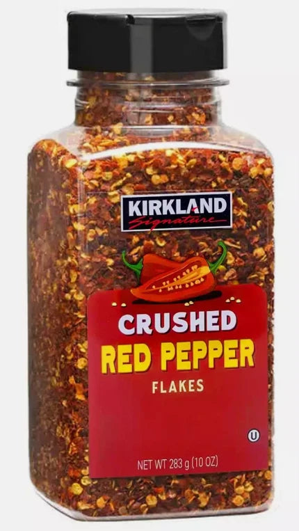 Kirkland Signature Crushed Red Pepper Spice Seasoning 2 Jars Pack 283g
