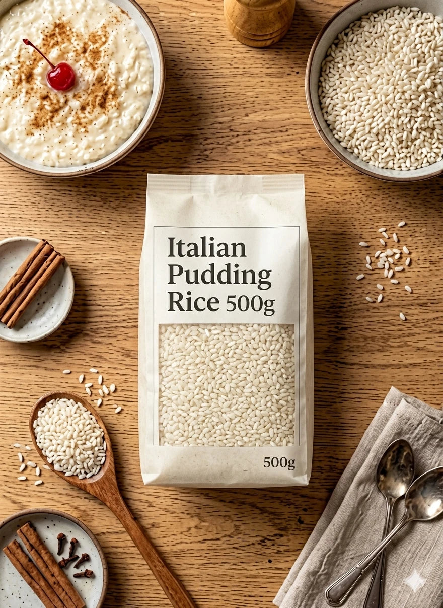 Italian Pudding Rice, 500g Ideal Rice For Creamy Rice Pudding, Or A Paella