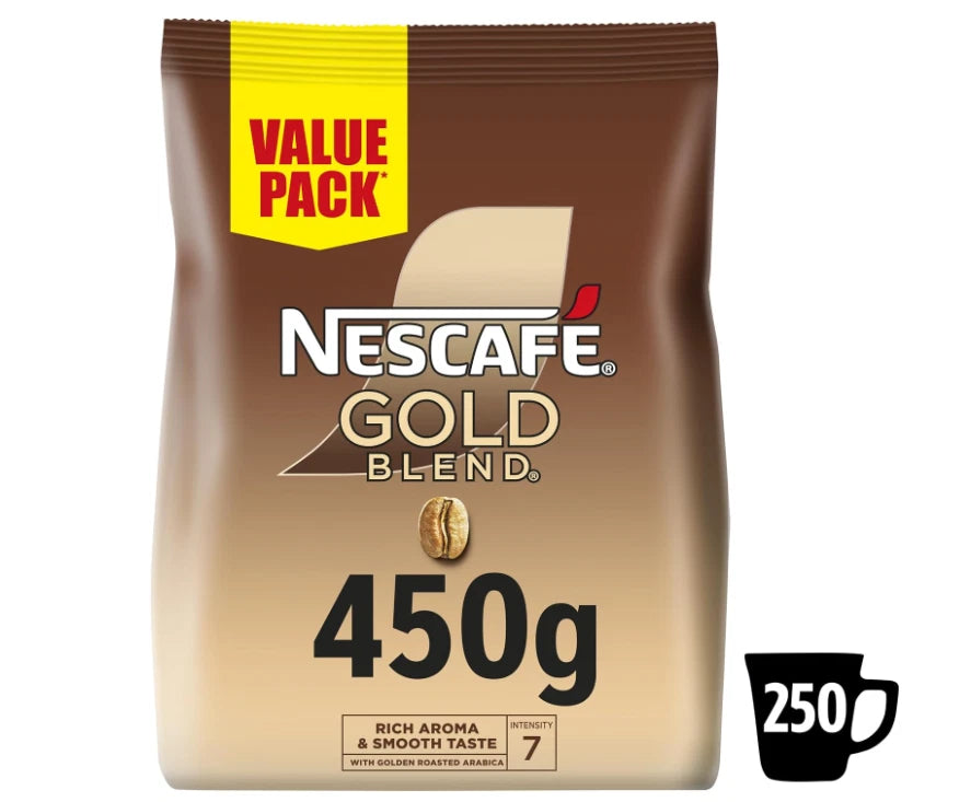 NESCAFÉ Gold Blend Instant Coffee Refill Pouch 450g