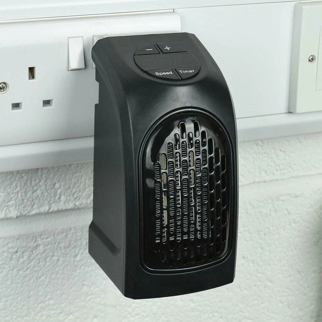 Electric Heater Plug In To Wall Socket - 400w Portable Heating