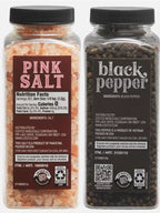 Kirkland Signature Black Pepper Corn Pink Salt Himalayan Grinder Pack + Refill