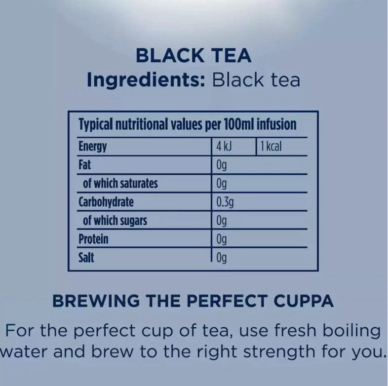 Tetley 1 One Cup Black Fresh Catering Size Sealed Pack of 1100 Tea Bags 2.5kg