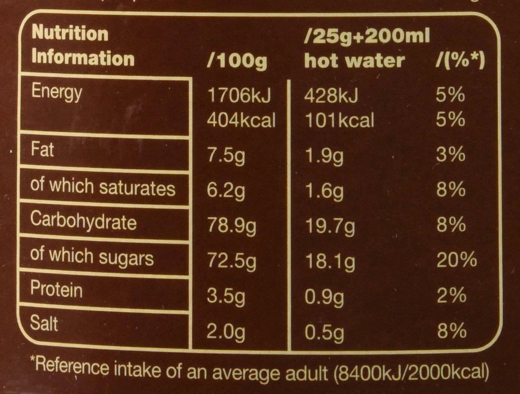 Galaxy Instant Hot Chocolate 2 × 1kg Box Delicious And Nutritious Drink