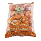 Fresh Large Onions, Class 2, 2.5kg Bag For Everyday Cooking