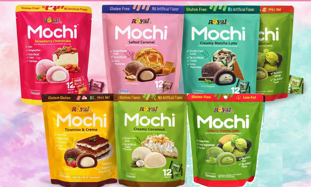 Royal Family Mochi Soft and Chewy Dessert with Creamy Filling 180g Each