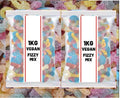 2 Pack Vegan Fizzy Jelly Gummy Mix, 1kg Bag, Assorted Fruity Sour Sweets