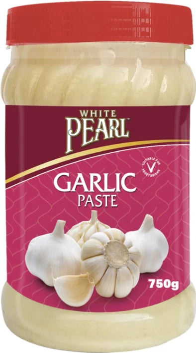 White Pearls Garlic Paste Ready-to-Use 750g Pack of 2