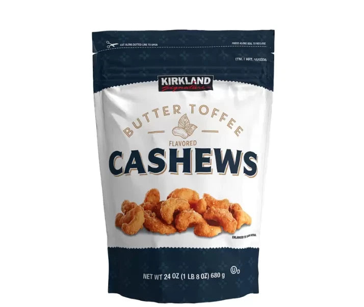 Kirkland Signature Salted / Organic / Butter Toffee/ Unsalted & Roasted Cashew