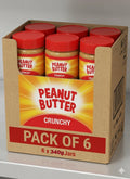 Bestin Crunchy Peanut Butter Rich and Textured Spread 340g Pack of 6