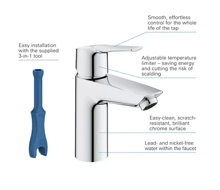 GROHE QuickFix Start Basin Mixer Tap