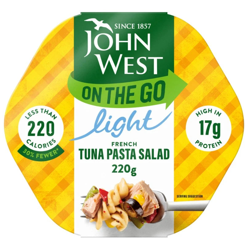 John West Light French Tuna Pasta Salad 220g Pack of 6