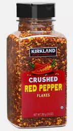 Kirkland Signature Crushed Red Pepper Spice Seasoning Rich Food Flavour Jar 283g