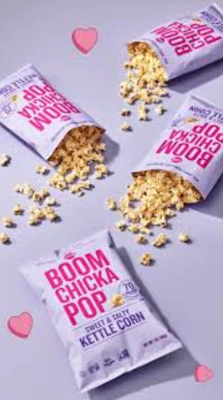 Angie's Boom Chicka Pop Sweet & Salty Kettle Popcorn Movie Gluten Free Pack 652G