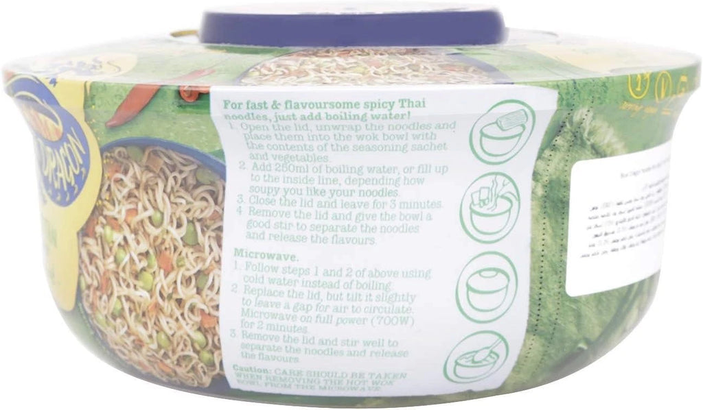 Blue Dragon Spicy Thai Flavour Noodle Wok 67g Pack of 6