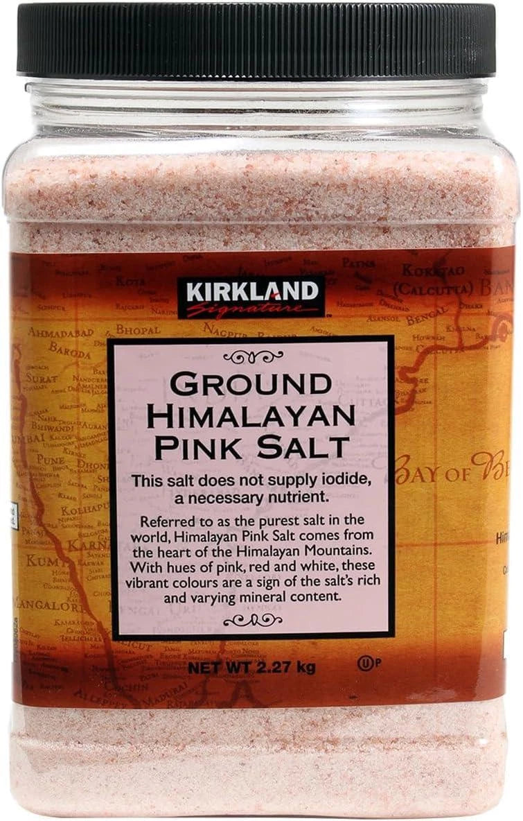 Kirkland Signature Ground Himalayan Pink Salt Jar 2.27kg