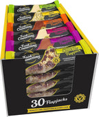 Food Connections Luxury Mix Flapjack Bars 30x 100g Bars Individually Wrapped