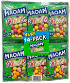 MAOAM Pinballs Fruit & Cola Flavour Chewy Sweets Sharing Bag 140g Pack of 14