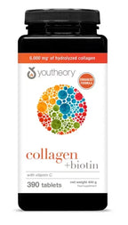 Collagen + Biotin Youtheory Advanced Formula Heatlh Vitamins 390 Tablets