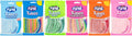 Fini Tubes Twisted Sour Mix Fruits Raspberry Rainbow & Cream 140g Bag Pack of 12