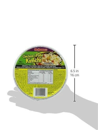 Mr Noodles Kimchi Chicken Pollo Oriental Spice Quick Easy Meal -Pack of 12 x 86g
