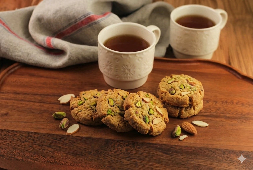 Regal Bakery Cookie Variety Assortment, Almond, Coconut and Pistachio, 200g