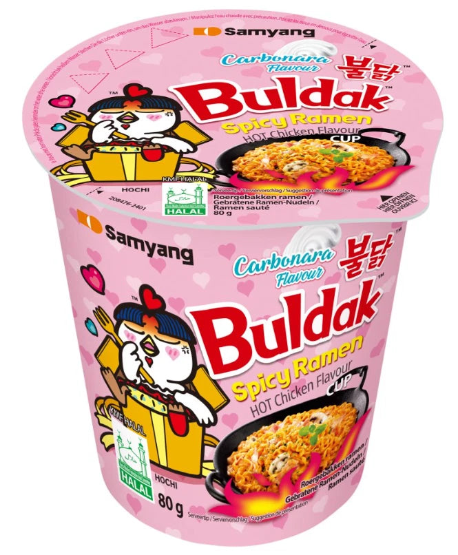 Buldak Spicy Ramen Hot Chicken Flavour Cup 80g x 6