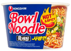 Nongshim Hot & Spicy Bowl Chewy Noodles, Quick Meal 100g Pack of 6