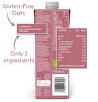 Plenish Organic Unsweetened Oat Milk 1L (Pack of 8)