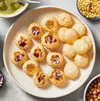 Frontier Bakery Pani Puri Semolia Puffs Golgappa Puchka Sooji Snack Pack 3x200g