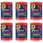 Princes Tinned Fruit Bundle with Strawberries in Light Syrup, 410g, 6 Pack