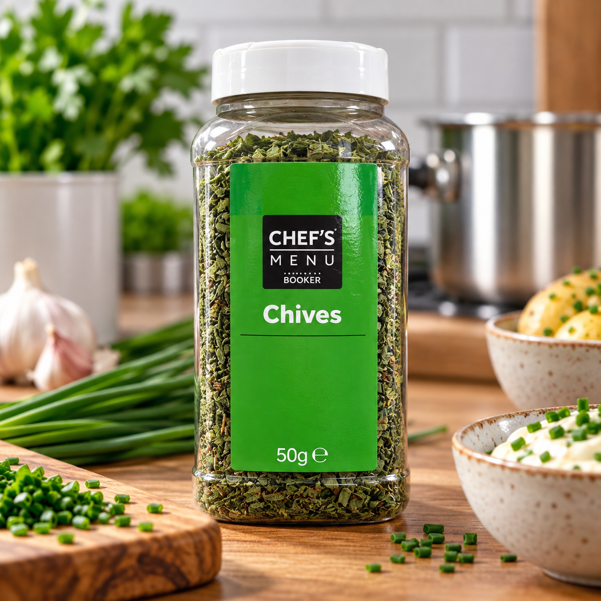 chives catering jar — serving inspiration
