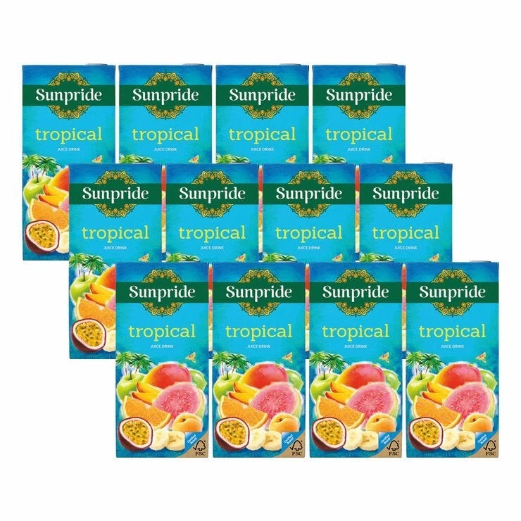 Sunpride Tropical Juice Drink 12 x 1L - Picture 1 of 3