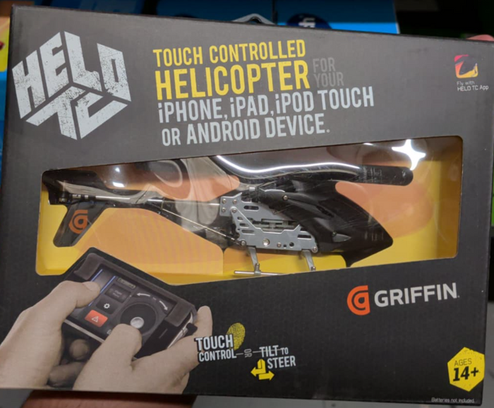 HELO TC Touch-Controlled Helicopter (Griffin) - sold as non-functional / collectible