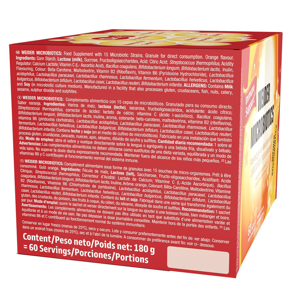 Weider Microbiotics 60 Sachets