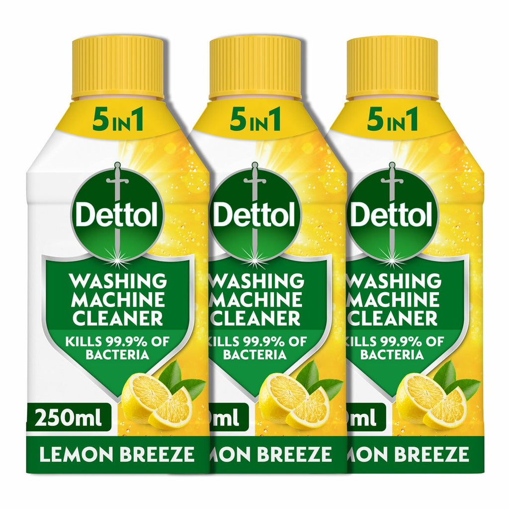 Dettol Washing Machine Cleaner Citrus Lemon 3 x 250ml