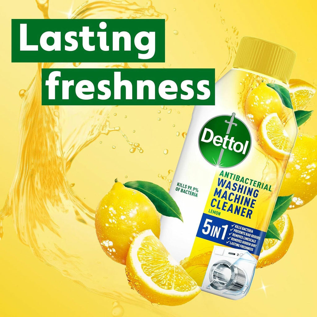 Dettol Washing Machine Cleaner Citrus Lemon 3 x 250ml