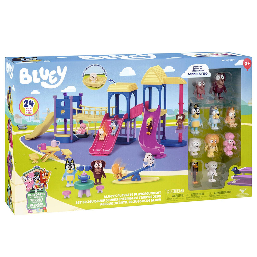 Bluey Playdate Playground Set