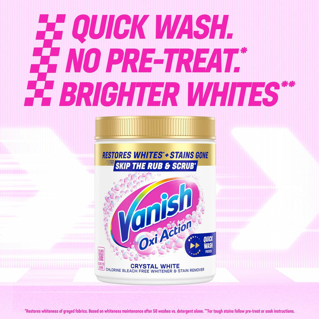 Vanish Oxi Action Crystal White Stain Remover 1.9kg